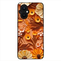 Θήκη Sonique 3D Flower Series για Oppo Reno7 Lite 5G / Oppo Reno8 Lite 5G Πορτοκαλί