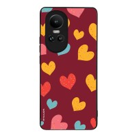 Θήκη Sonique Heart Series για Oppo Reno10 5G Μπορντώ