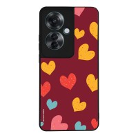 Θήκη Sonique Heart Series για Oppo Reno11 F 5G Μπορντώ