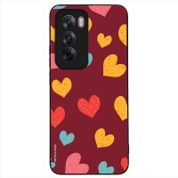 Θήκη Sonique Heart Series για Oppo Reno12 5G Μπορντώ
