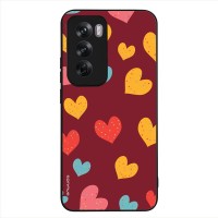 Θήκη Sonique Heart Series για Oppo Reno12 Pro 5G Μπορντώ
