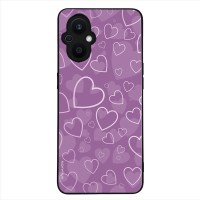 Θήκη Sonique Heart Series για Oppo Reno7 Lite 5G / Oppo Reno8 Lite 5G Βιολετί