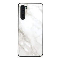 Θήκη Sonique Marble Series για OnePlus Nord Λευκό
