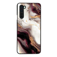 Θήκη Sonique Marble Series για OnePlus Nord Μπορντώ