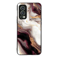 Θήκη Sonique Marble Series για OnePlus Nord 2 5G Μπορντώ