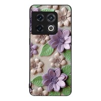 Θήκη Sonique 3D Flower Series για OnePlus 10 Pro 5G Βιολετί