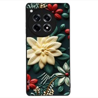 Θήκη Sonique 3D Flower Series για OnePlus 12R 5G Πράσινο