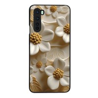 Θήκη Sonique 3D Flower Series για OnePlus Nord Λευκό