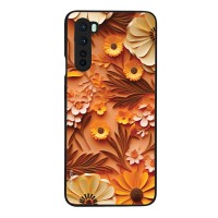 Θήκη Sonique 3D Flower Series για OnePlus Nord Πορτοκαλί