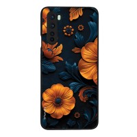 Θήκη Sonique 3D Flower Series για OnePlus Nord Πορτοκαλί 01