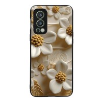 Θήκη Sonique 3D Flower Series για OnePlus Nord 2 5G Λευκό
