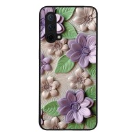 Θήκη Sonique 3D Flower Series για OnePlus Nord CE 5G Βιολετί
