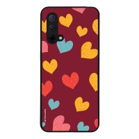 Θήκη Sonique Heart Series για OnePlus Nord CE 5G Μπορντώ