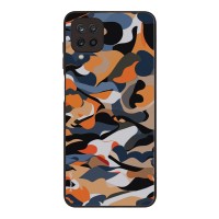 Θήκη Sonique Camouflage Army Series για Samsung Galaxy A12 Πορτοκαλί