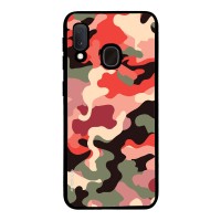 Θήκη Sonique Camouflage Army Series για Samsung Galaxy A20e Κόκκινο