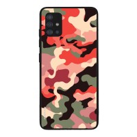 Θήκη Sonique Camouflage Army Series για Samsung Galaxy A51 Κόκκινο