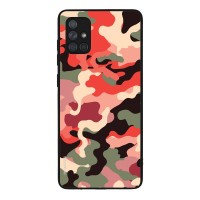 Θήκη Sonique Camouflage Army Series για Samsung Galaxy A71 Κόκκινο