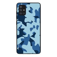 Θήκη Sonique Camouflage Army Series για Samsung Galaxy A71 Μπλε