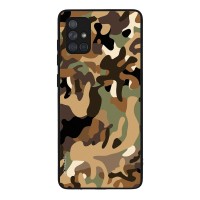 Θήκη Sonique Camouflage Army Series για Samsung Galaxy A71 Καφέ