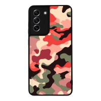 Θήκη Sonique Camouflage Army Series για Samsung Galaxy S21 FE Κόκκινο