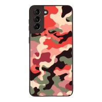 Θήκη Sonique Camouflage Army Series για Samsung Galaxy S21 Plus Κόκκινο