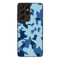 Θήκη Sonique Camouflage Army Series για Samsung Galaxy S21 Ultra Μπλε