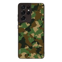 Θήκη Sonique Camouflage Army Series για Samsung Galaxy S21 Ultra Πράσινο
