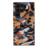 Θήκη Sonique Camouflage Army Series για Samsung Galaxy S22 Ultra Πορτοκαλί