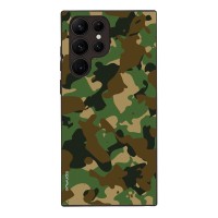 Θήκη Sonique Camouflage Army Series για Samsung Galaxy S22 Ultra Πράσινο