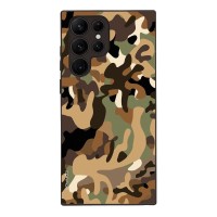 Θήκη Sonique Camouflage Army Series για Samsung Galaxy S22 Ultra Καφέ