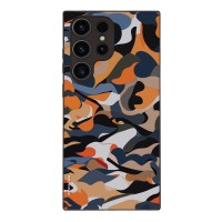Θήκη Sonique Camouflage Army Series για Samsung Galaxy S23 Ultra Πορτοκαλί