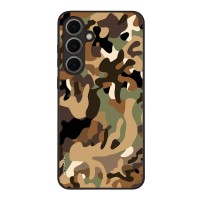 Θήκη Sonique Camouflage Army Series για Samsung Galaxy S24 FE Καφέ