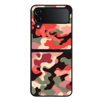 Θήκη Sonique Camouflage Army Series για Samsung Galaxy Z Flip 4 Κόκκινο