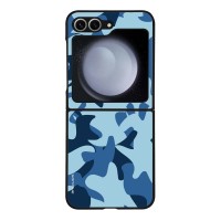 Θήκη Sonique Camouflage Army Series για Samsung Galaxy Z Flip 6 / Galaxy Z Flip 7 FE 5G Μπλε