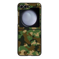 Θήκη Sonique Camouflage Army Series για Samsung Galaxy Z Flip 6 / Galaxy Z Flip 7 FE 5G Πράσινο