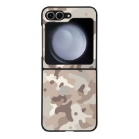 Θήκη Sonique Camouflage Army Series για Samsung Galaxy Z Flip 6 / Galaxy Z Flip 7 FE 5G Μπεζ