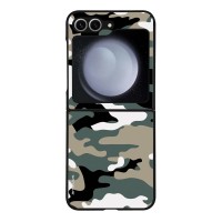 Θήκη Sonique Camouflage Army Series για Samsung Galaxy Z Flip 6 / Galaxy Z Flip 7 FE 5G Χακί