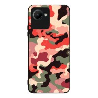 Θήκη Sonique Camouflage Army Series για Realme C30 Κόκκινο
