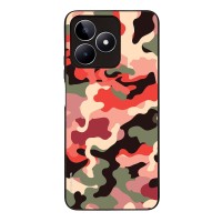 Θήκη Sonique Camouflage Army Series για Realme C51 / Realme C53 / Realme Note 50 4G Κόκκινο