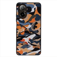 Θήκη Sonique Camouflage Army Series για Realme C67 4G Πορτοκαλί