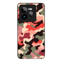 Θήκη Sonique Camouflage Army Series για Realme GT 7 Pro 5G Κόκκινο