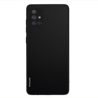 Θήκη Sonique Carbon Series για Samsung Galaxy A71 Μαύρο