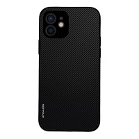 Θήκη Sonique Carbon Series για Apple iPhone 12 Μαύρο