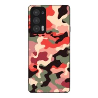 Θήκη Sonique Camouflage Army Series για Motorola Edge 20 5G Κόκκινο