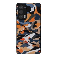 Θήκη Sonique Camouflage Army Series για Motorola Edge 20 5G Πορτοκαλί