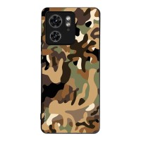 Θήκη Sonique Camouflage Army Series για Motorola Edge 40 5G Καφέ