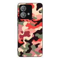 Θήκη Sonique Camouflage Army Series για Motorola Edge 40 Neo 5G Κόκκινο