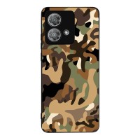 Θήκη Sonique Camouflage Army Series για Motorola Edge 40 Neo 5G Καφέ
