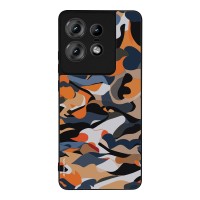 Θήκη Sonique Camouflage Army Series για Motorola Edge 50 Pro 5G Πορτοκαλί
