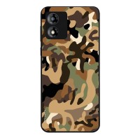 Θήκη Sonique Camouflage Army Series για Motorola Moto E13 4G Καφέ